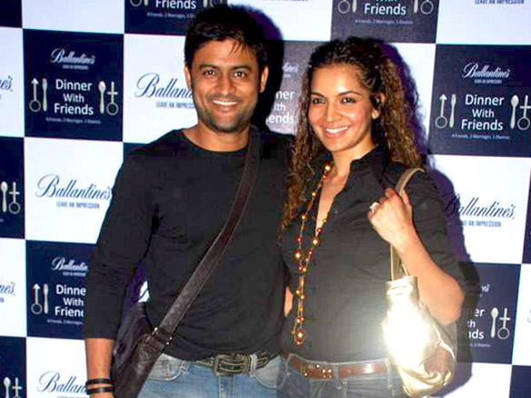 tabu and tisca chopra at ballentines play premiere 9