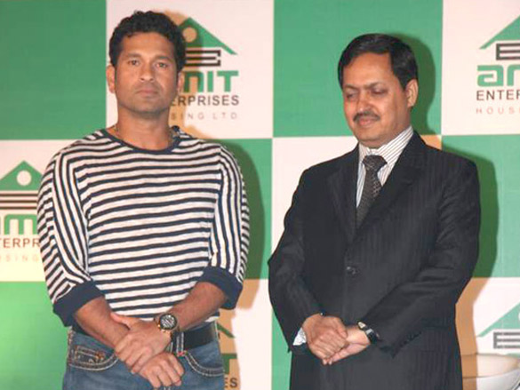 sachin tendulkar announced as the new brand ambassador of amit enterprises 4