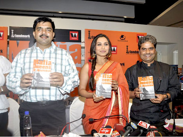 rani and vishal bhardwaj unveil mafia queens of mumbai book 2