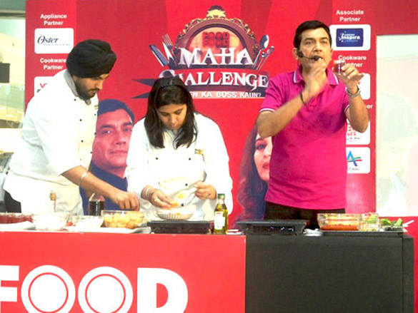 sanjeev kapoor at the maha challenge of cooking 3