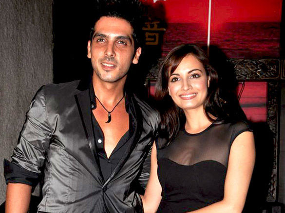 dia and zayed khan at exhibit magazines anniversary bash 4