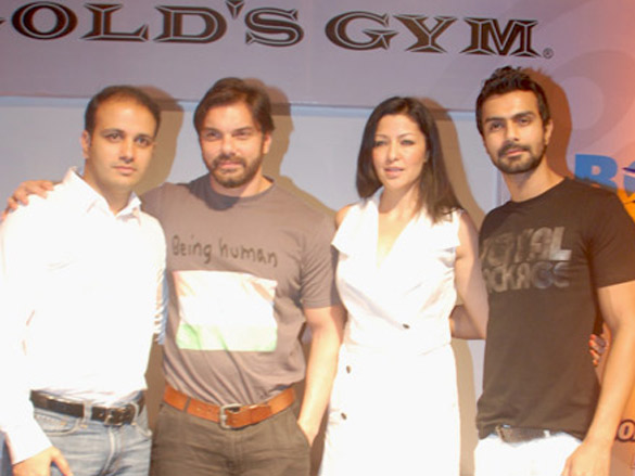sohail khan and ashmit at body transformation triumph at golds gym 3