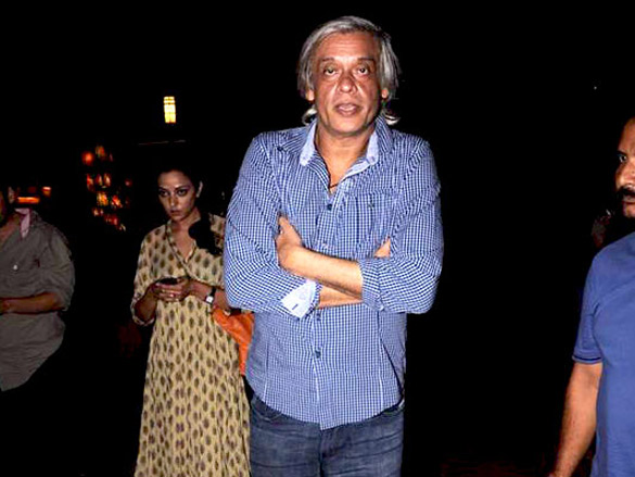 neetu chandra and sudhir mishra spotted at prithvi theatre 4