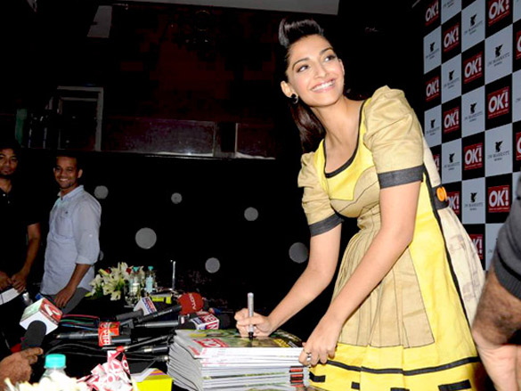 sonam kapoor at ok magazines cover launch 7