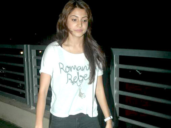 bipasha and anushka snapped at pvr 5
