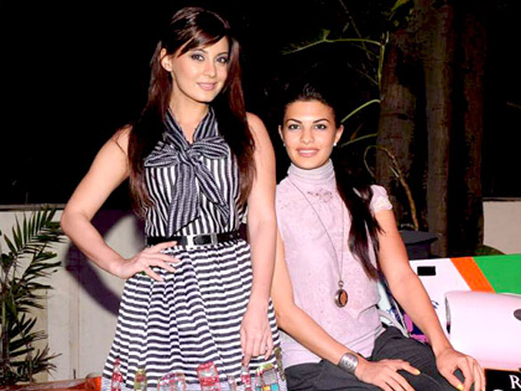 sarah minissha jacqueline and nauheed at forceindia f1 octane night 4