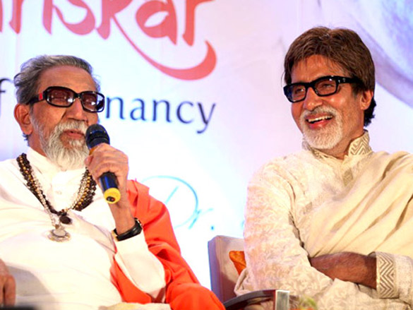 amitabh and balasaheb thackeray unveil dr balaji tambes book 9