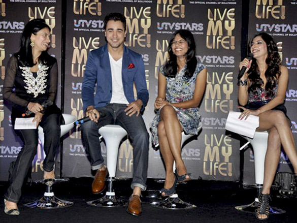 imran khan launched live my life show on utv stars 3