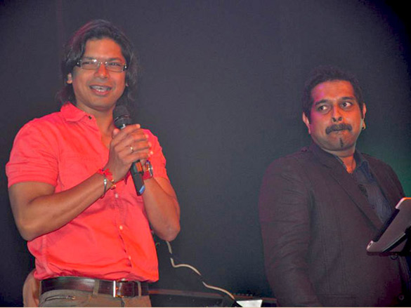 aamir khan karan and gauri at shankar ehsaan loys 15 years celebrations 15