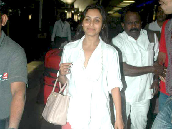 rani mukerji and arunoday singh snapped at airport 2