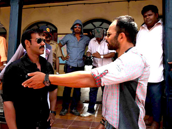 on the sets of singham 4