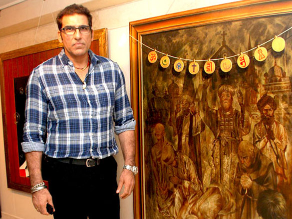 aarya babbar and mukesh rishi inaugurate raamji sharmas painting exhibition 6
