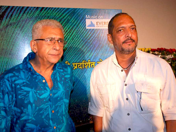nana patekar and naseeruddin at marathi film music launch 5