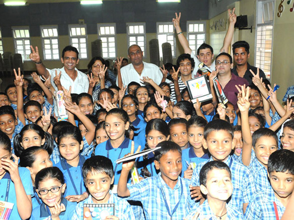 premal goragandhi visits kamla high school 3