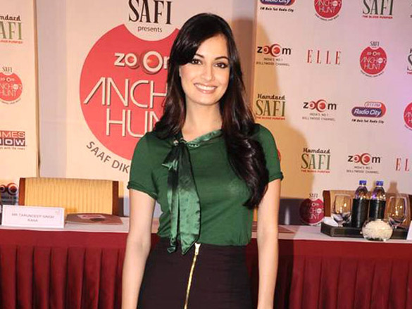 dia mirza at the launch of zoom anchor hunt 2011 5