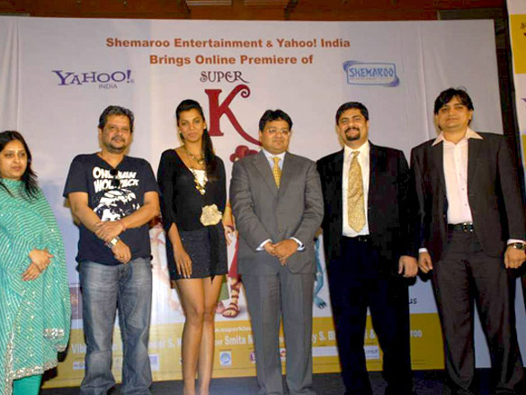 mugdha godse at super k animation film launch for yahoo in 5
