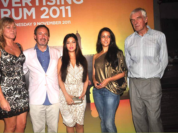 malaika and raima at mumbai london advertising forum 2011 3
