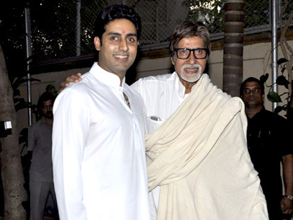 big b abhishek and aishwarya meet the media post delivery 2