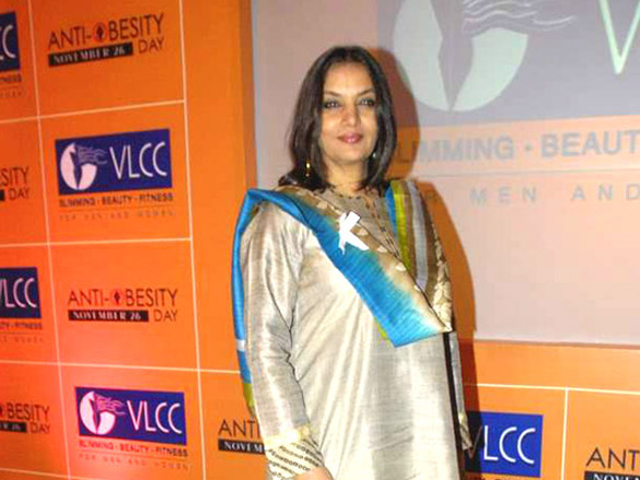 shabana azmi at vlcc anti besity drive 4