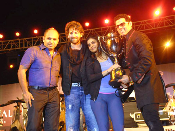neil nitin mukesh at baqars spinnathon 3