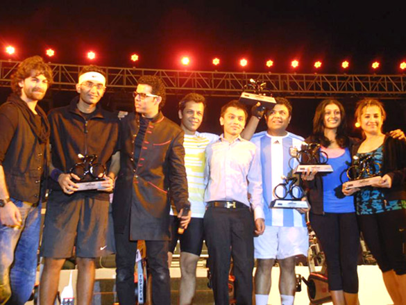 neil nitin mukesh at baqars spinnathon 4