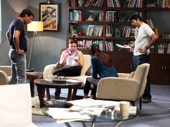 on the sets of heroine 7