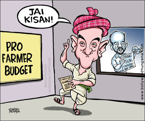 Bollywood Toons: Aamir Khan is happy with the budget
