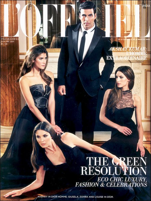 Akshay Kumar sashays with bevy of beauties in L’Officiel