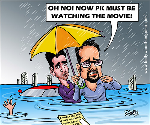 Bollywood toons: Aamir Khan cries…