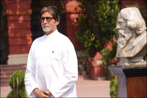Amitabh Bachchan shoots at Rabindranath Tagore’s residence for National Anthem