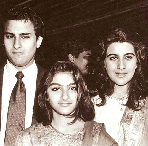 Flashback: Saif Ali Khan with ex-wife Amrita Singh and sister Soha Ali Khan Flashback: Saif Ali Khan with ex-wife Amrita Singh and sister Soha Ali Khan