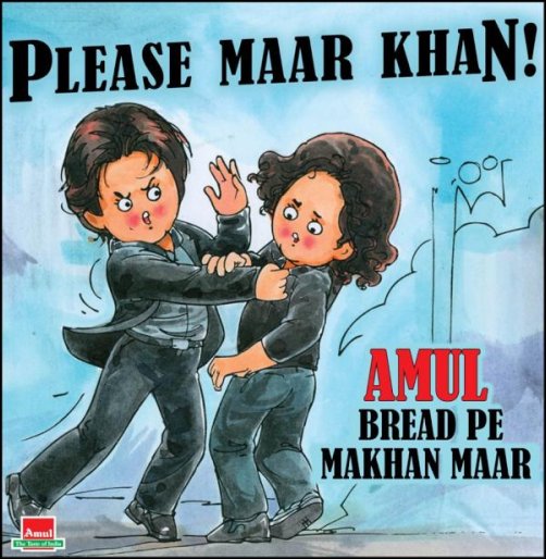 Check Out: Amul’s take on SRK-Shirish scuffle