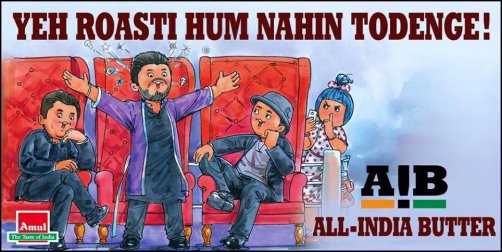 Check out: Amul’s latest ad campaign on AIB Roast
