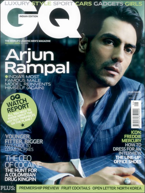 Arjun Rampal on GQ cover this month