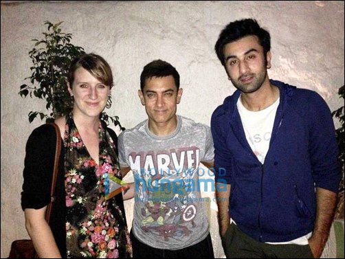 Aamir, Ranbir, Katrina spotted dining together
