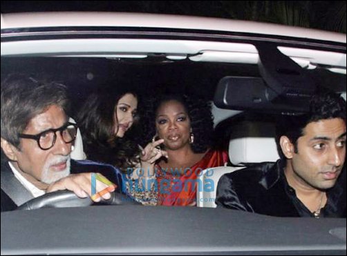 Oprah Winfrey visits Bachchan residence