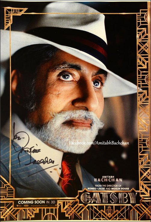Check out: Big B as Meyer Wolfshiem in The Great Gatsby