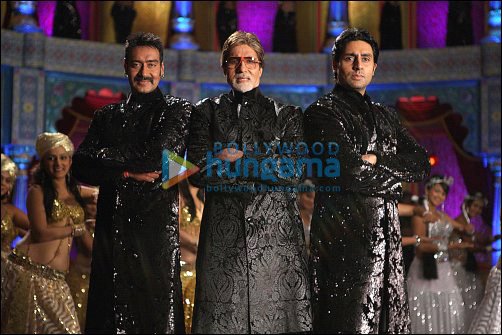 Check Out: Big B, Jr. B and Ajay in Bol Bachchan