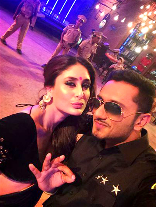 Check out: Kareena Kapoor and Yo Yo Honey Singh shoot song for Singham Returns