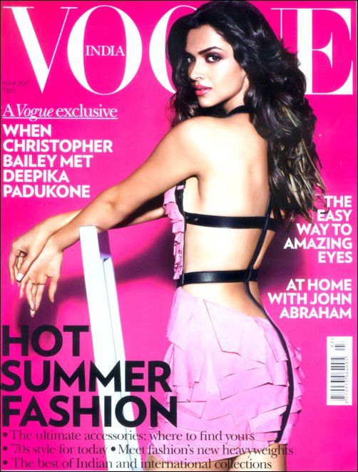 Deepika Padukone features on Vogue cover