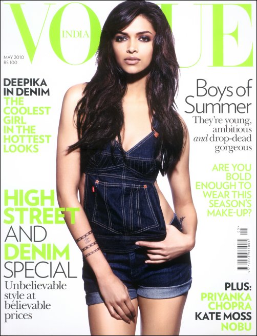 Deepika Padukone features on Vogue cover