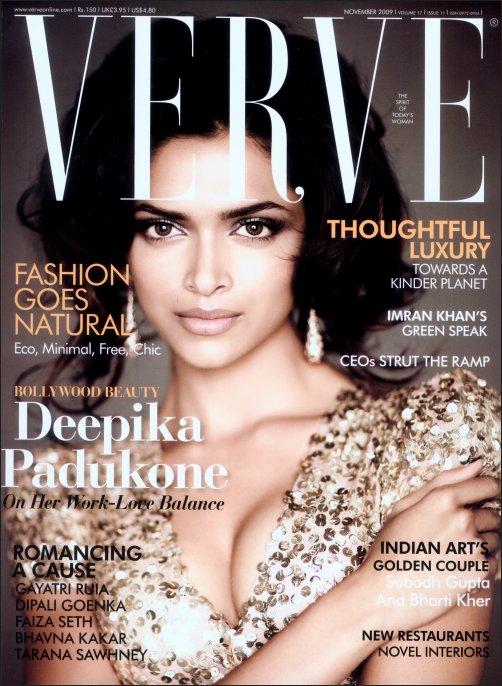 Deepika Padukone graces Verve cover