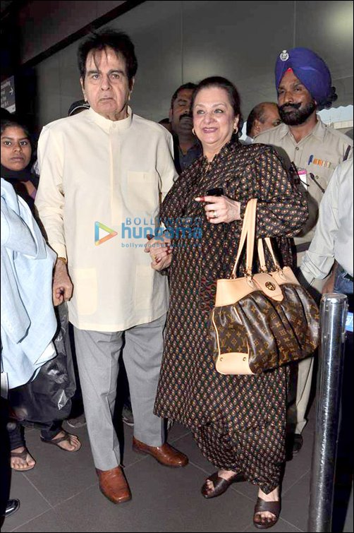 Dilip Kumar, Saira Banu leave for Umrah