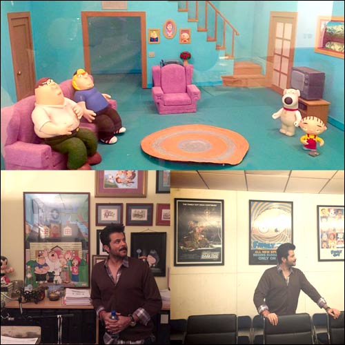 Check out: Anil Kapoor dubs for Family Guy in LA