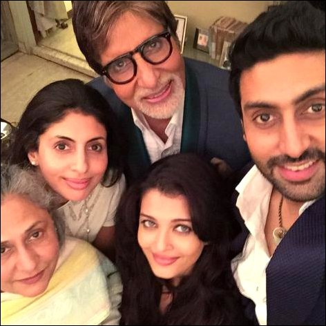 Check out: Family portrait of Amitabh Bachchan during his birthday