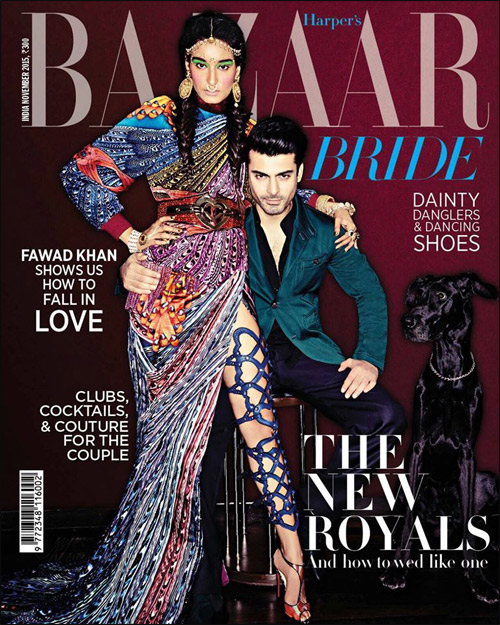 Check out: Fawad Khan on the cover of Harper’s Bazaar Bride