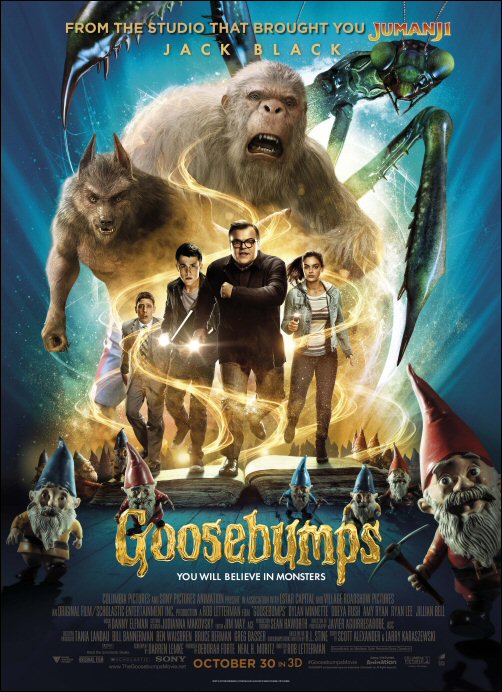 Win tickets or merchandise of the film Goosebumps
