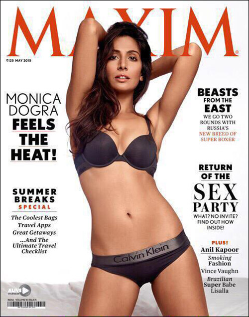 Check out: Monica Dogra turns up the heat this May on the cover of Maxim