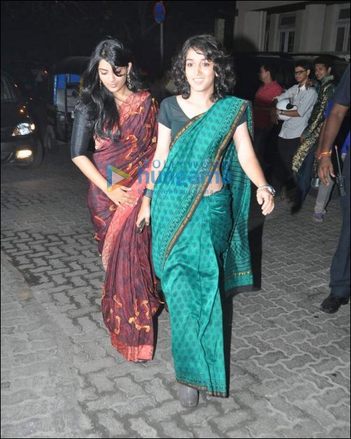 Check out: Aamir’s daughter in saree at Diwali bash
