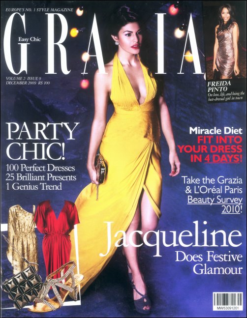Jacqueline Fernandez sizzles up the cover of Grazia